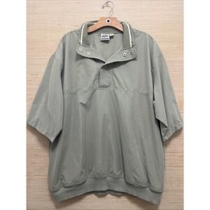 AKWA Made in‎ USA 1/4 button jacket green